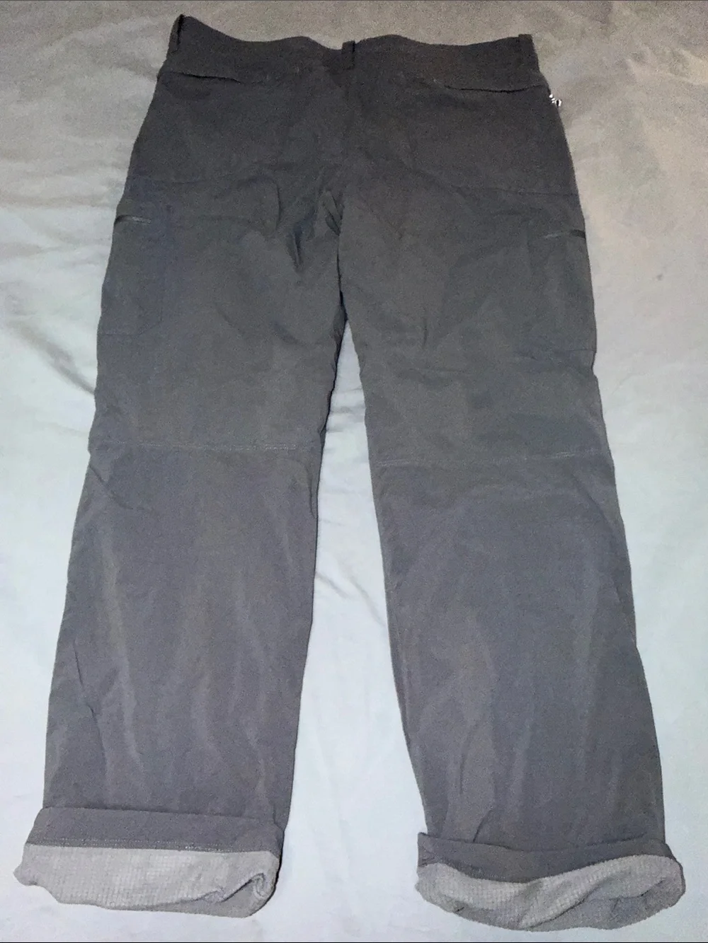 L.L. Bean Men's Fleece Lined Cargo Pants in Charcoal 40x 32
